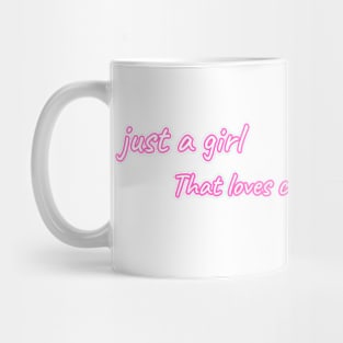 just a girl that likes cats Mug